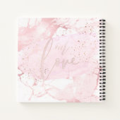 PIXDEZINES BLUSH MARBLE BABY'S FIRSTS NOTIZBLOCK (Rückseite)