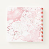 PIXDEZINES BLUSH MARBLE JOURNAL NOTIZBLOCK (Rückseite)