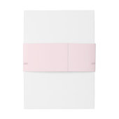 PixDezines Blush Pink+Imitats Rose Gold Mr+Mrs. Einladungsbanderole (Rückseitenbeispiel)