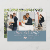 PixDezines Blush Pink Save the Date DIY bckgrnd Postkarte (Vorne/Hinten)