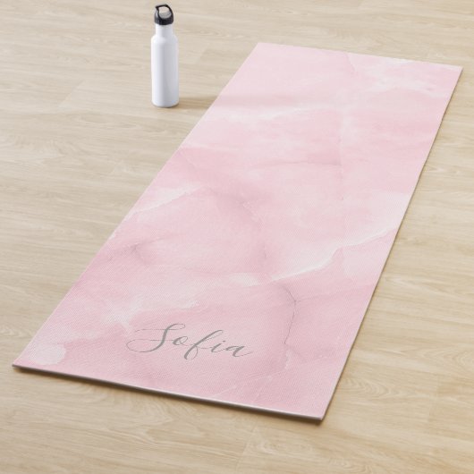 PixDezines Blush Rosa Quarz Yogamatte (Beispiel)