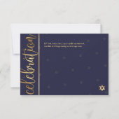 PixDezines B'nai Mitzvah Celebration Cards ✡ RSVP Karte (Rückseite)