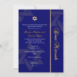 PixDezines Bnai Mitzvah/dunkelblau/gold/göttliche  Einladung<br><div class="desc">Pix Dezines klassische Farbe,  dunkelblau mit einem goldenen strahlenden Stern von David nicht so auffällig wie B'nai Mitzvah Karte,  elegant subtil. Vollständig anpassbar,  ändern Sie die Hintergrundfarbe. com</div>