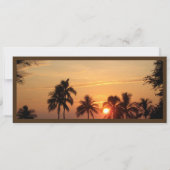 PixDezines Boarding Pass hawaii Sonnenuntergang Einladung (Rückseite)