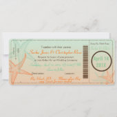 PixDezines Boarding Pass+Starfish Einladung (Vorderseite)