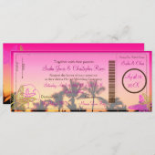 PixDezines Boarding Pass+Sunset A-Bay+Starfish Einladung (Vorne/Hinten)