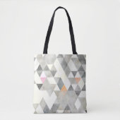 PixDezines Boho Geometric / Dreiecke Muster Tasche (Vorderseite)