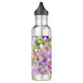 PixDezines Boho Geometric / Dreiecke Muster Trinkflasche (Links)