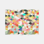PixDezines BOHO GEOMETRIC/einstellbar Fleecedecke (Vorderseite (Horizontal))