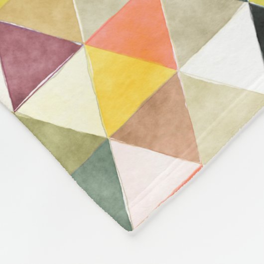 PixDezines BOHO GEOMETRIC/einstellbar Fleecedecke (Ecke)