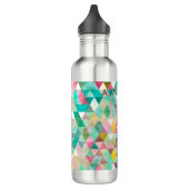 PixDezines Boho Geometrie / Dreiecke Muster Trinkflasche (Links)