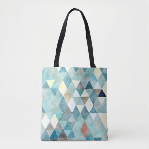 PixDezines Boho geometrisch/Dreieck-Muster Tasche