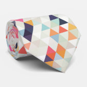 PixDezines Boho Geometrische/einstellbare Dreiecke Krawatte (Gerollt)