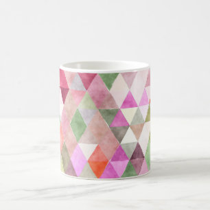 PixDezines Boho Geometrische/verstellbare Dreiecke Kaffeetasse