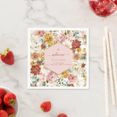 PixDezines Boho H2 Fall Garden Blume Napkins Serviette (Beispiel)