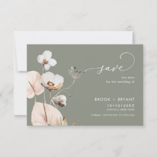 PixDezines Boho H2 Wilde Blume Save The Date