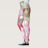 PixDezines Boho Wasserfarben Geometric/Dreiecke Leggings (Links)