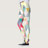 PixDezines Boho Wasserfarben Geometric/Dreiecke Leggings (Links)