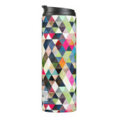 PixDezines Boho Wasserfarben Geometric/Dreiecke Thermosbecher (Nach rechts gedreht)