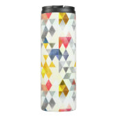 PixDezines Boho Wasserfarben Geometric/Dreiecke Thermosbecher (Rückseite)