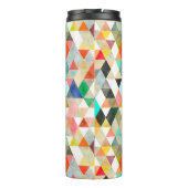 PixDezines Boho Wasserfarben Geometric/Dreiecke Thermosbecher (Rückseite)