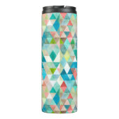 PixDezines Boho Wasserfarben Geometric/Dreiecke Thermosbecher (Rückseite)