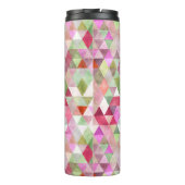 PixDezines Boho Wasserfarben Geometric/Dreiecke Thermosbecher (Rückseite)