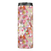 PixDezines Boho Wasserfarben Geometric/Dreiecke Thermosbecher (Rückseite)