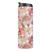PixDezines Boho Wasserfarben Geometric/Dreiecke Thermosbecher (Nach rechts gedreht)