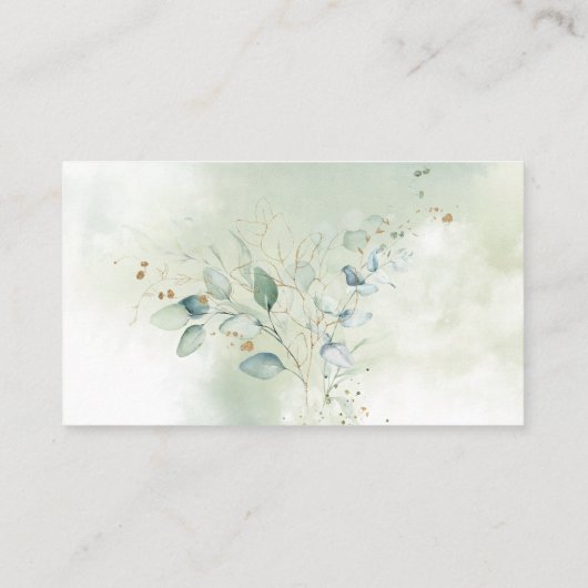 PixDezines Book Request H2 Eukalyptus Enclosure Platzkarte (Rückseite)