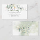 PixDezines Book Request H2 Eukalyptus Enclosure Platzkarte (Vorne/Hinten)