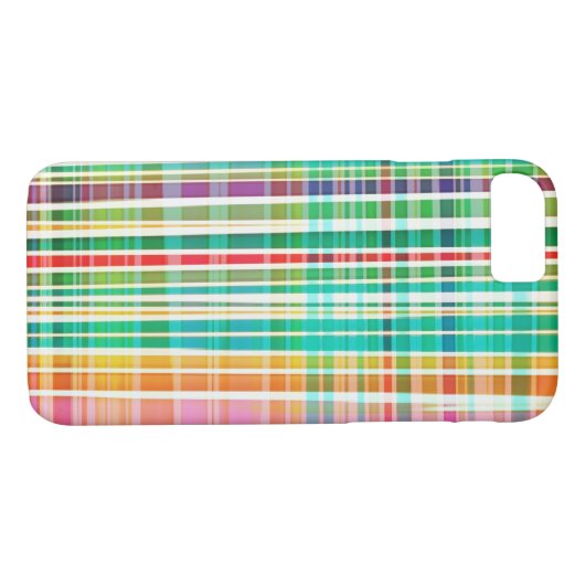 PixDezines bösbu kariert Case-Mate iPhone Hülle (Rückseite (Horizontal))