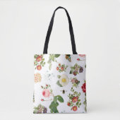 PixDezines Botanische Print/Redoute Collage Tasche (Vorderseite)