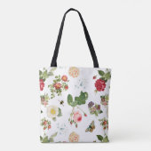 PixDezines Botanische Print/Redoute Collage Tasche (Rückseite)