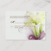 PixDezines Bouquet, weiße Lilien Begleitkarte (Rückseite)
