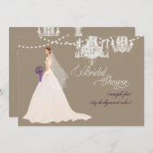 PixDezines-Brautparty/DIY-Anlass+Farbe Einladung (Vorne/Hinten)