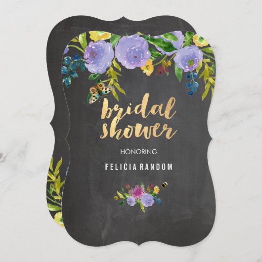 PixDezines Brautparty/Kopfkarton Einladung (Vorne/Hinten)