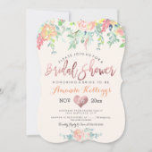 PixDezines Brautparty Spring Floral Einladung (Vorderseite)