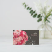 PixDezines Bridal Bouquet, Blumen- und Farbtöne Visitenkarte (Stehend Vorderseite)