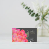 PixDezines Bridal Bouquet, Blumen- und Farbtöne Visitenkarte (Stehend Vorderseite)