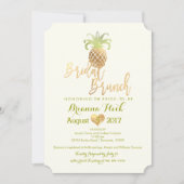 PixDezines Bridal Brunch/Imitats Gold/Ananas Karte (Vorderseite)