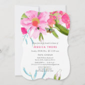 PixDezines Bridal Brunch/Mai Blume/DIY Bckgrnd Einladung (Rückseite)