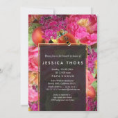 PixDezines Bridal Brunch Peonies/Calla Lily Einladung (Rückseite)