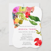 PixDezines Bridal Brunch Ranunculus/DIY Bckgrnd Einladung (Rückseite)