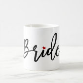PixDezines Bride/Modernes Skript Kaffeetasse (Mittel)