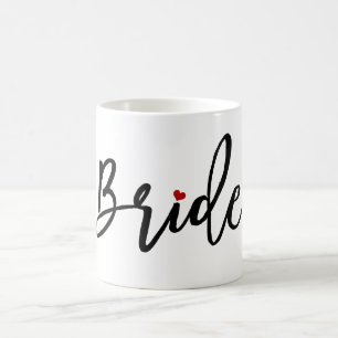 PixDezines Bride/Modernes Skript Kaffeetasse