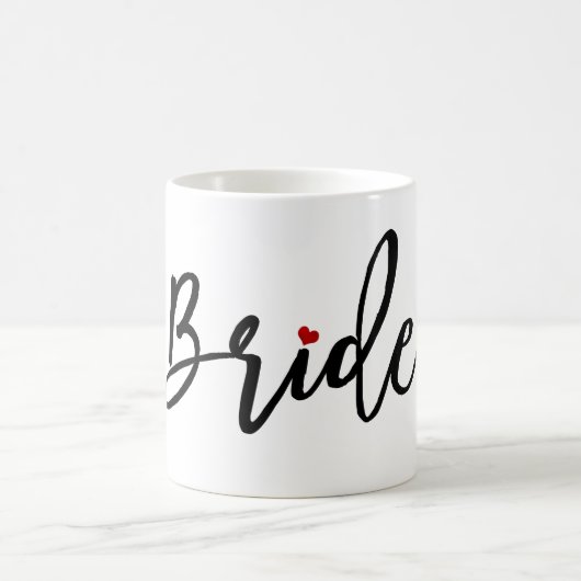 PixDezines Bride/Modernes Skript Kaffeetasse (Mittel)