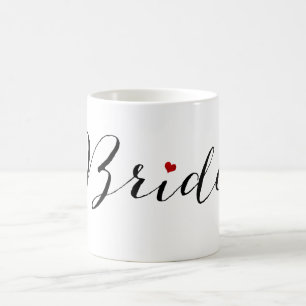 PixDezines Bride/Modernes Skript Kaffeetasse