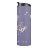 PixDezines Bride Tribe Blush Modernes Skript Thermosbecher (Nach rechts gedreht)
