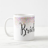 PixDezines Bridesmaid+Confetti Kaffeetasse (Links)